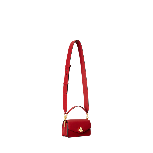 Kleine Umh&auml;ngetasche Tayler aus Leder Lauren in Rl Red 2