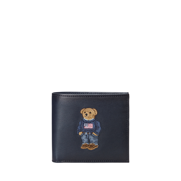 Polo Bear Leather Billfold Coin Wallet for Men Ralph Lauren UK