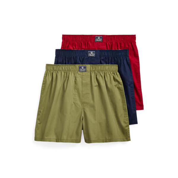 Paquete de 3 b&oacute;xers de algod&oacute;n Polo Ralph Lauren en 1