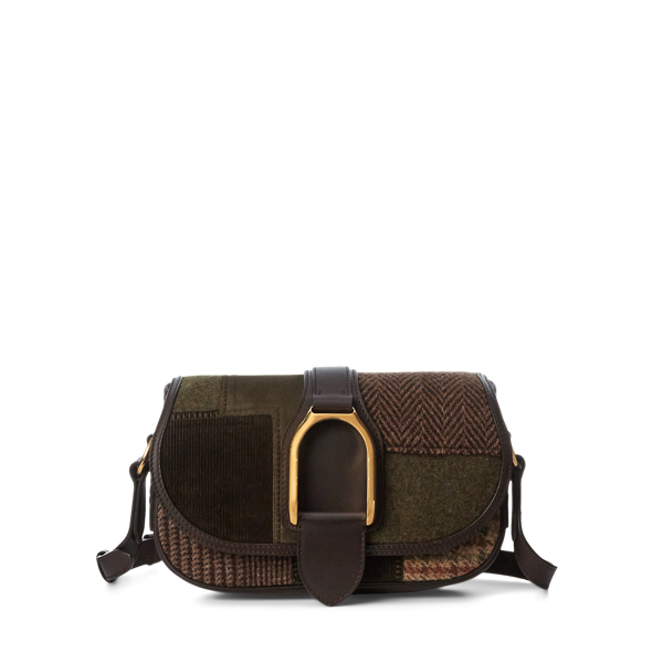 Patchwork Tweed Welington Shoulder Bag