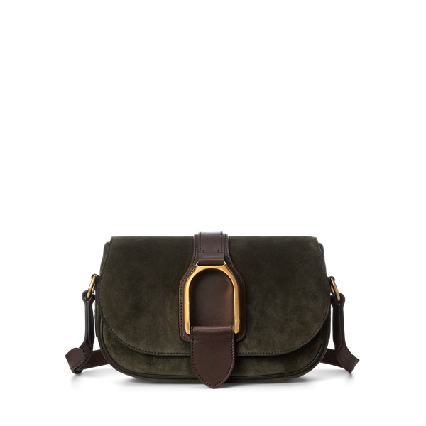 Calf-Suede Welington Shoulder Bag