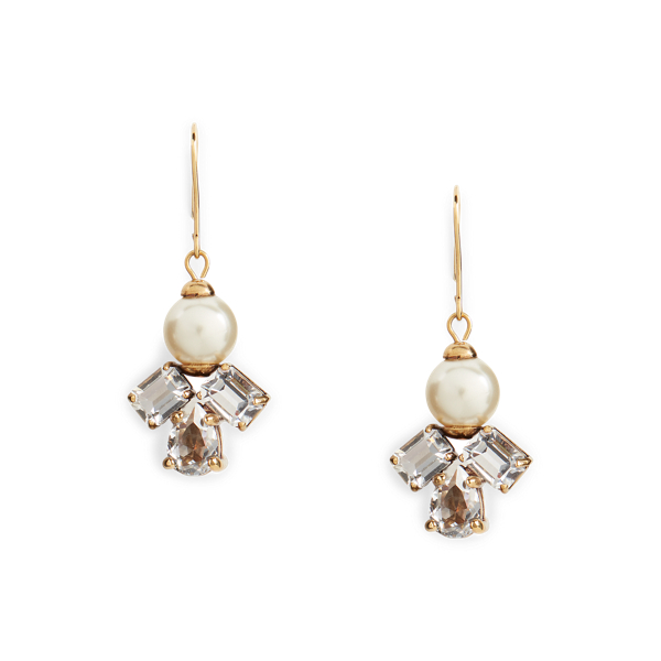 Pearl & Crystal Earrings