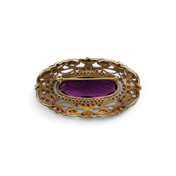 Crystal Brooch