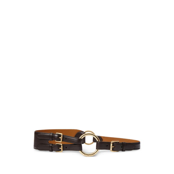 Tri-Strap O-Ring Calfskin Belt