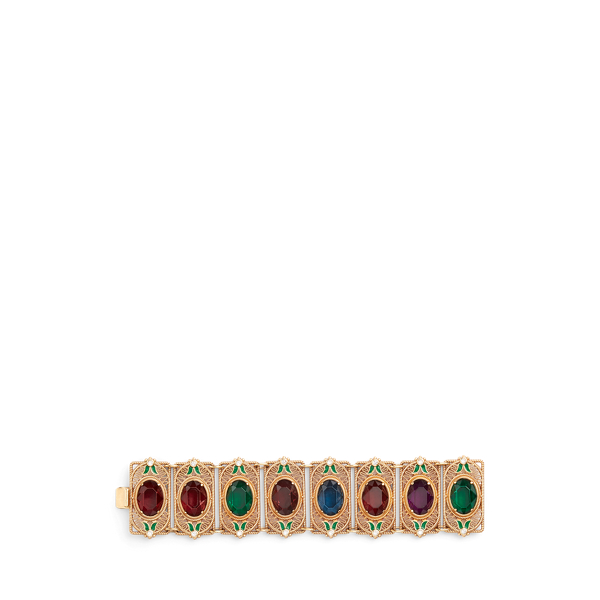 Bracciale in cristallo multicolore