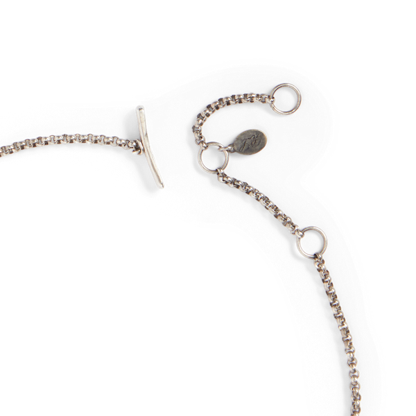 Antique Brass Cascading Crystal Necklace Ralph Lauren Collection 2