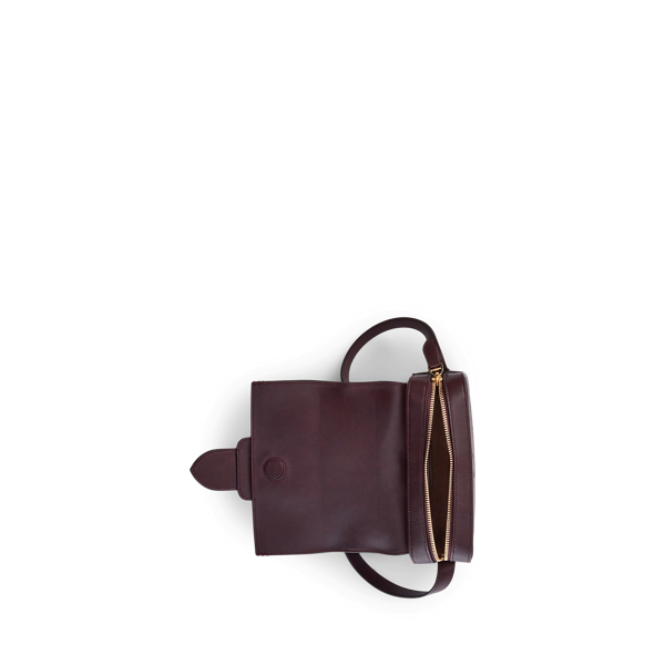 Umh&auml;ngetasche Welington aus Kalbsleder Ralph Lauren Collection in Bordeaux 5