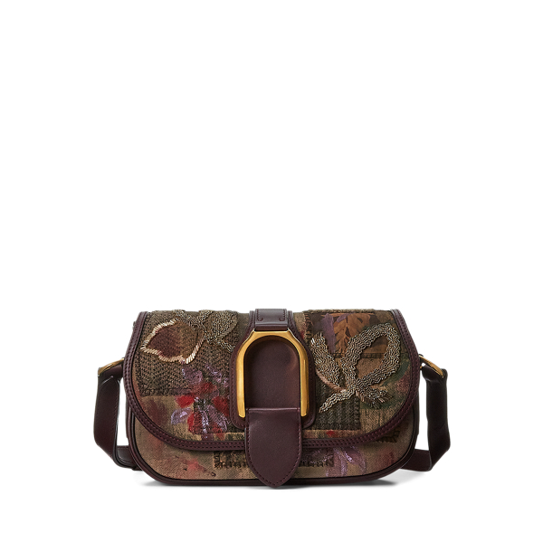 Denim Patchwork Welington Shoulder Bag