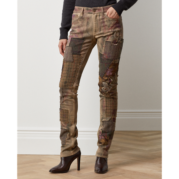 Cal&ccedil;as de ganga 160 Slim com enfeites Ralph Lauren Collection em Aplica&ccedil;&otilde;es Chateau 4