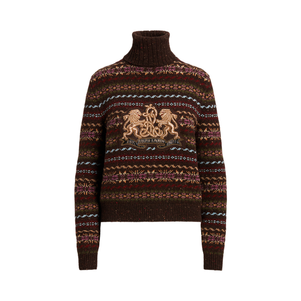 Jersey de cuello vuelto Fair Isle Ralph Lauren Collection en 1