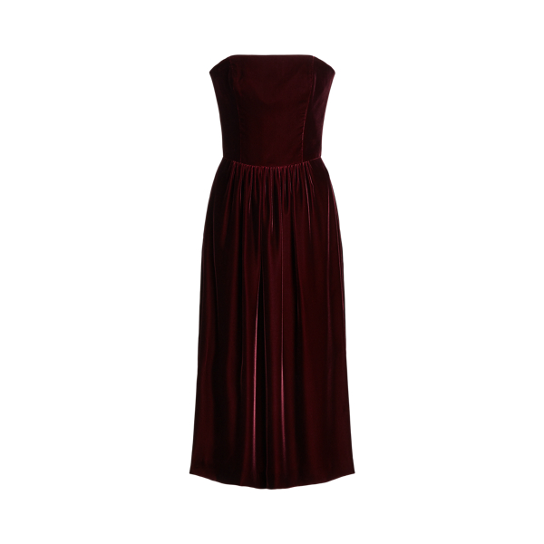 Vestido de c&oacute;ctel Jair de terciopelo