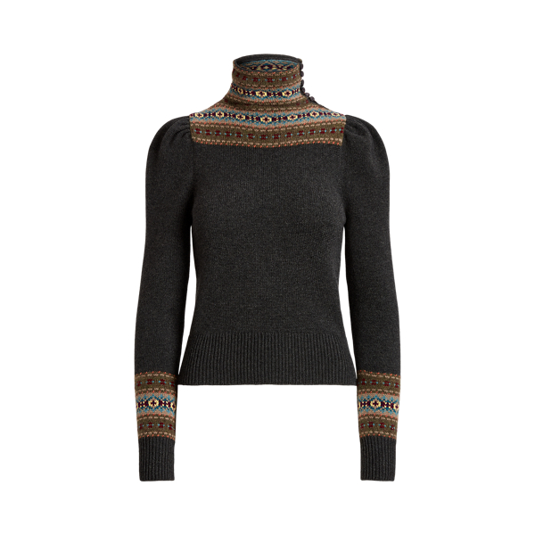 Rollkragenpullover mit Fair-Isle-Muster Ralph Lauren Collection in 1