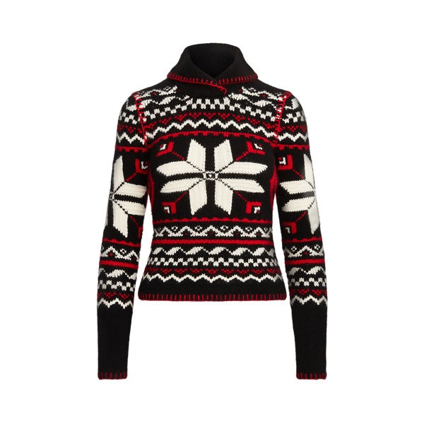 Intarsia-Knit Cashmere Jumper