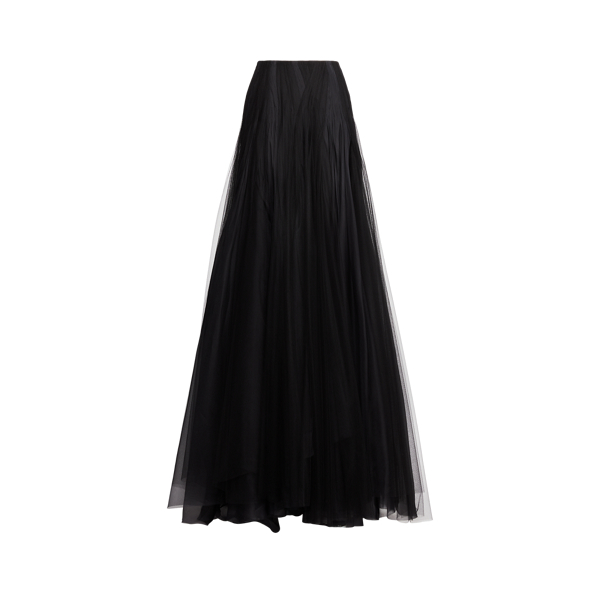 Black Sylvia Tulle Maxiskirt Ralph Lauren Collection 2