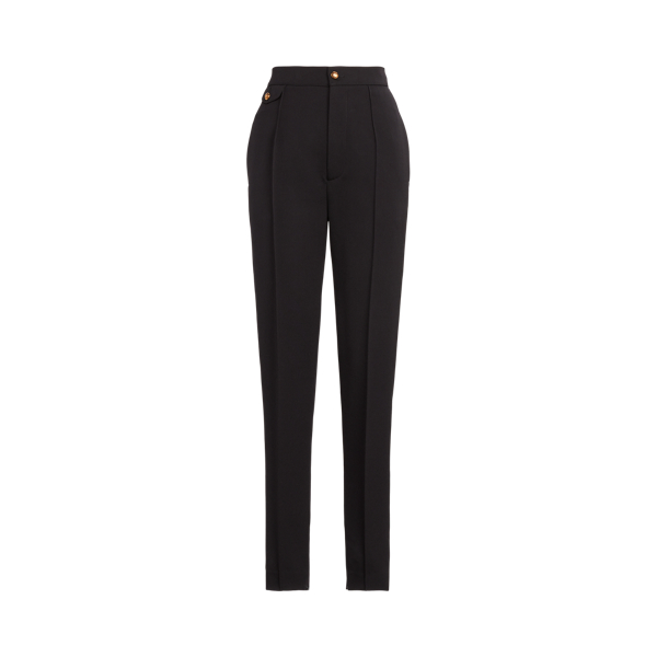 Laughton Wool Crepe Trench Trouser Ralph Lauren Collection 1