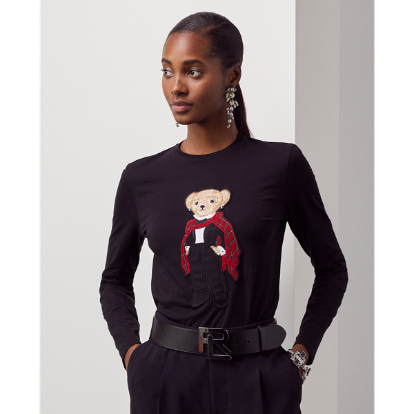 Ralph lauren polo bear long sleeve best sale