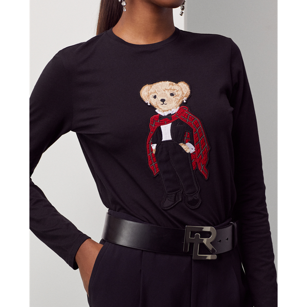 Ralph lauren teddy bear long sleeve hotsell