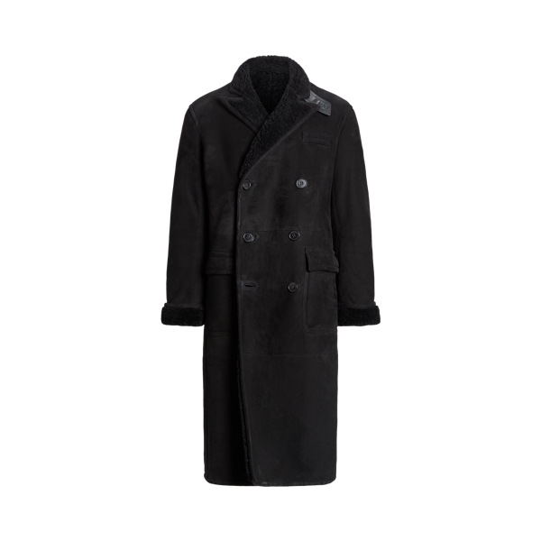 Cappotto Polo in shearling Purple Label in 1