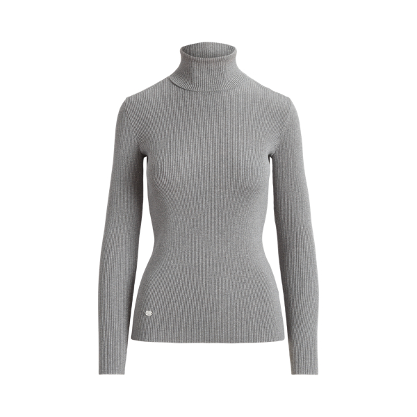 Rib-knit Roll Neck Jumper Lauren 1