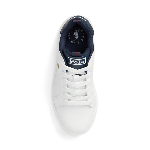 Imitatieleren Polo Bear tennissneaker Boys 6-14 Years in Wit 4