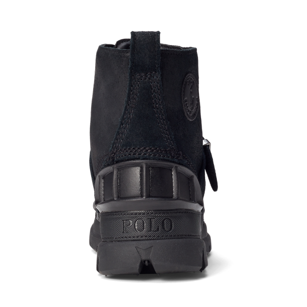 Black Oslo High-Top Suede Boot Junior 3