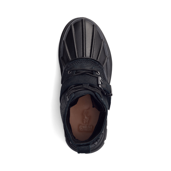 Black Oslo High-Top Suede Boot Junior 4