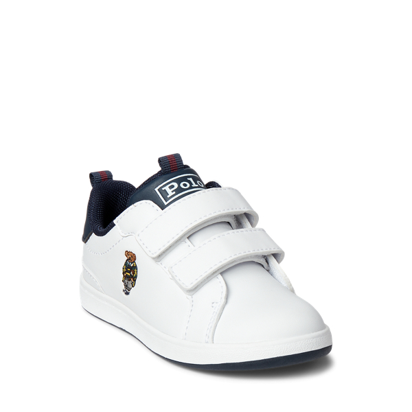 EZ-Sneaker Court mit Polo Bear Boys 1.5-6 Years in Wei&szlig; 2