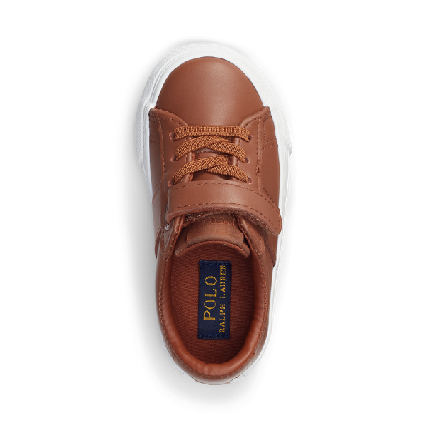 Tan Sayer Leather PS Trainer Boys 1.5-6 Years 4