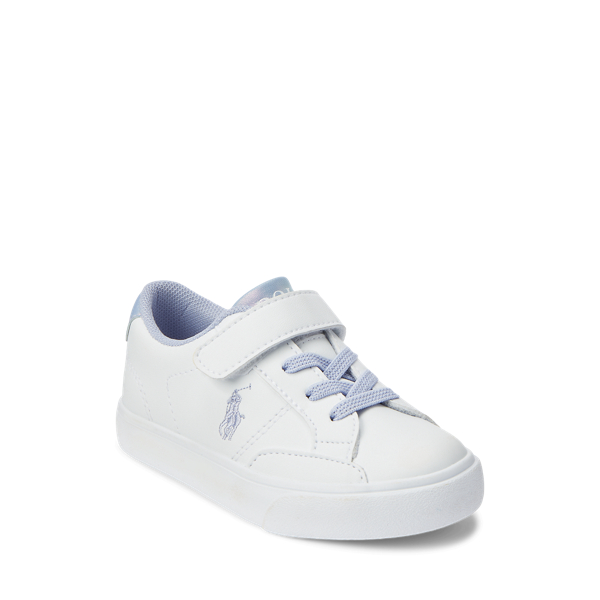 Metallic-Kunstleder-Sneaker EZ Theron Girls 1.5-6.5 Years in Wei&szlig; 2