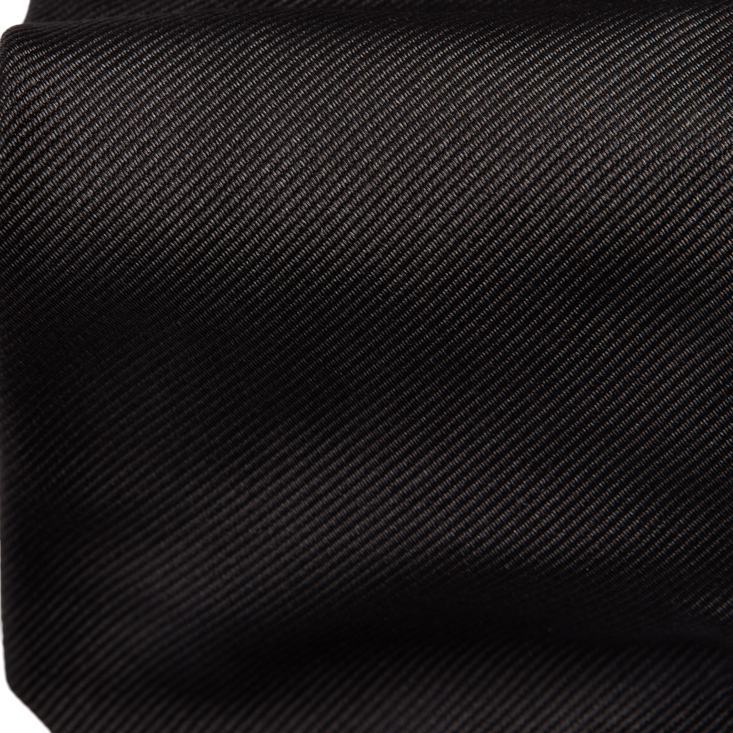 Мужской галстук Ralph Lauren Silk Repp Narrow Tie, цвет: Чёрный — фото 2