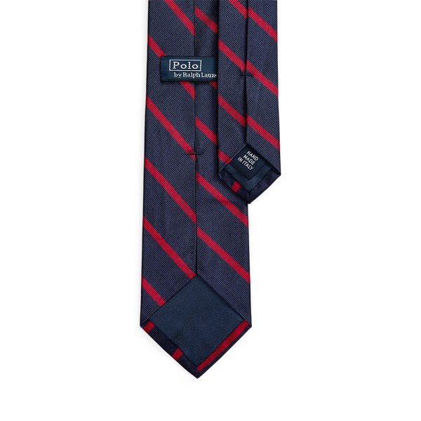 Striped Silk Repp Narrow Tie for Men Ralph Lauren DZ