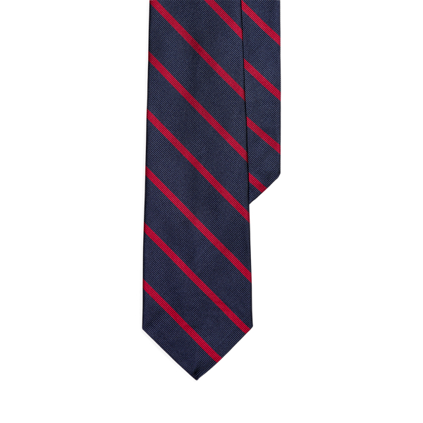 Striped Silk Repp Narrow Tie for Men Ralph Lauren PT