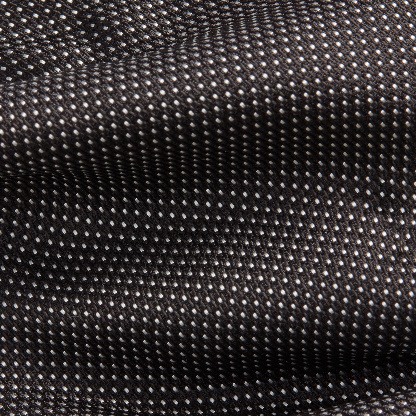Мужские галстуки Ralph Lauren Pin Dot Silk Narrow Tie, цвет: Чёрный / Белый — фото 2