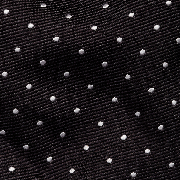 Polka-Dot Silk Repp Tie