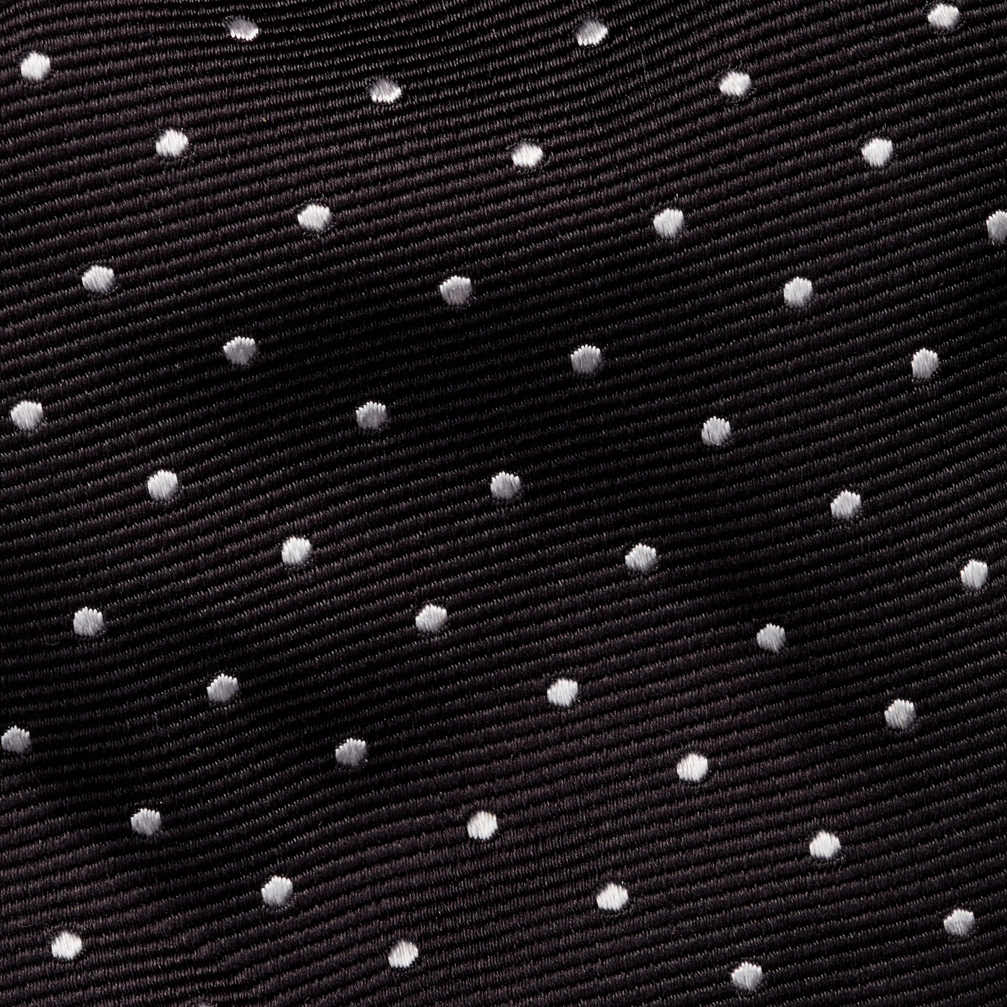Мужские галстуки Ralph Lauren Polka-Dot Silk Repp Tie, цвет: Чёрный / Белый — фото 2