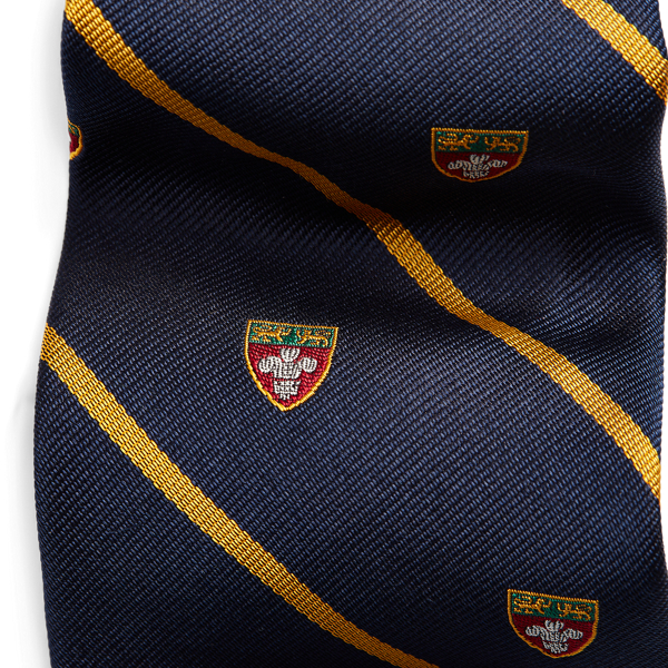 Striped Silk Narrow Club Tie