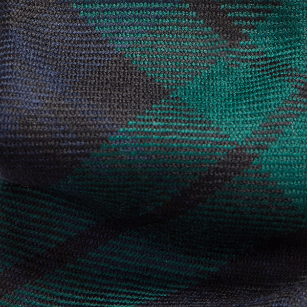 Navy/Green Black Watch Tartan Wool Tie Polo Ralph Lauren 3