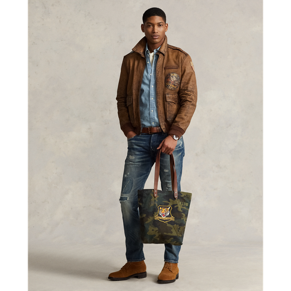 Polo Ralph Lauren TIGER PATCH CAMO SHOPPER トートバッグ Polo Ralph Lauren Tiger Patch Freedom Seekers Stitch Camo