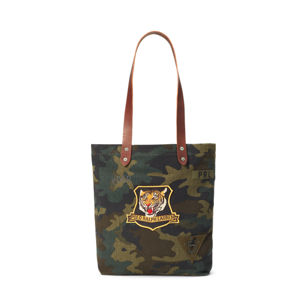 Polo Ralph Lauren TIGER PATCH CAMO SHOPPER トートバッグ Tiger-Patch Camo Shopper Tote for Men | Ralph Lauren® IL