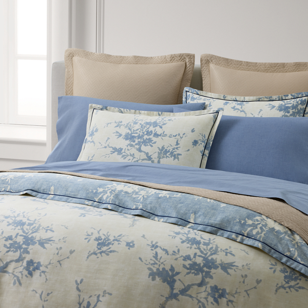 Ralph Lauren Eva newest Botanical Sateen Comforter Reversible King