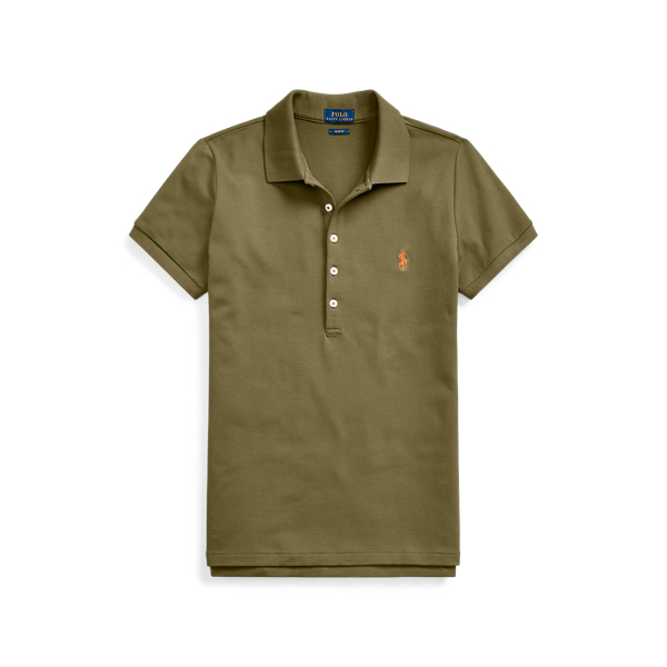 Polo Ralph Lauren 슬림핏 스트레치 폴로 셔츠 캐노피 올리브 2