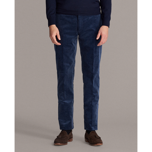 Blue Gregory Corduroy Suit Trouser Purple Label 3