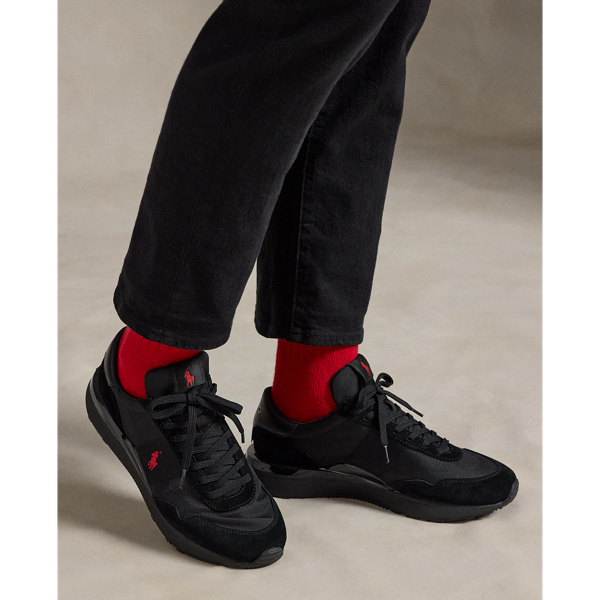 Train 89 Suede & Oxford Sneaker | Ralph Lauren