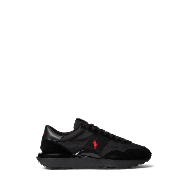 Men s Black Designer Trainers Ralph Lauren FR