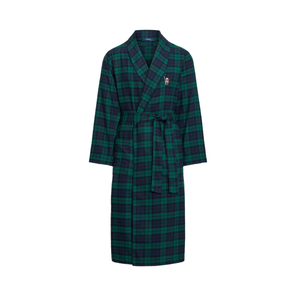 Ralph lauren plaid robe hotsell