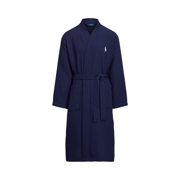 Waffle-Knit Organic Cotton Robe Polo Ralph Lauren 1