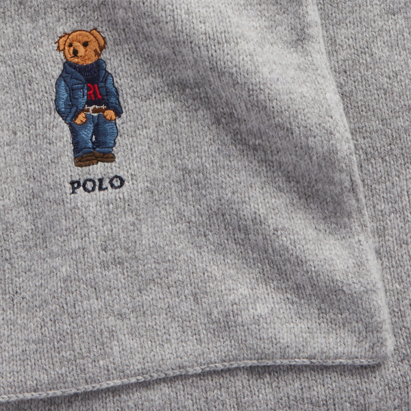 M&uuml;tze und Schal mit Polo&nbsp;Bear Polo Ralph Lauren in Andover meliert 3