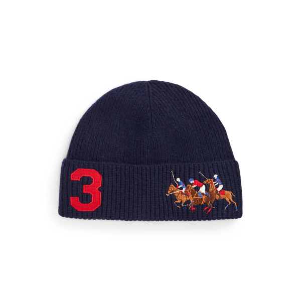 Triple-Pony Wool-Cashmere Beanie
