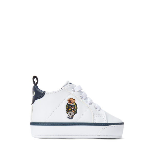Quilton Polo Bear Faux-Leather Trainer