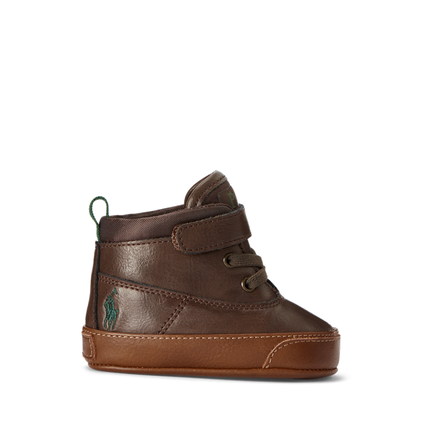 Whitten Faux-Leather High-Top Trainer